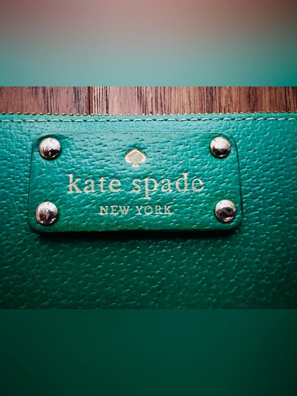 kate spade large green